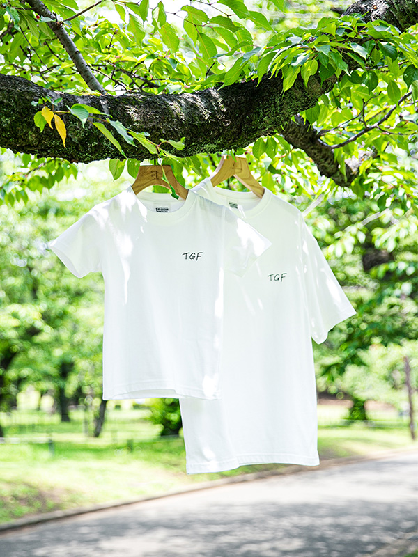 TGF ワンポイント刺繍Tシャツ
