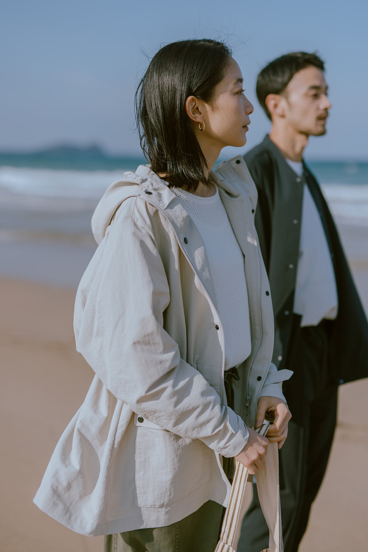 今期発売　URBANRESEARCH　アイボリー コート セール】2WAYショートトレンチコート（トレンチコート）｜SENSE