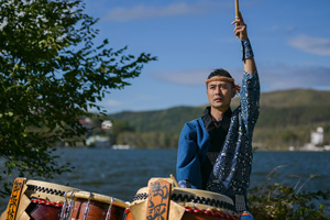御諏訪太鼓伝承者・太鼓打師 山本麻琴