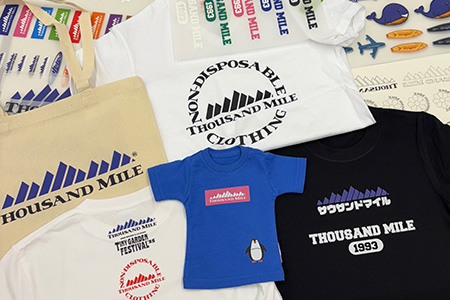  
THOUSAND MILE 「オリジナルカスタムプリントTシャツを作ろう！」
