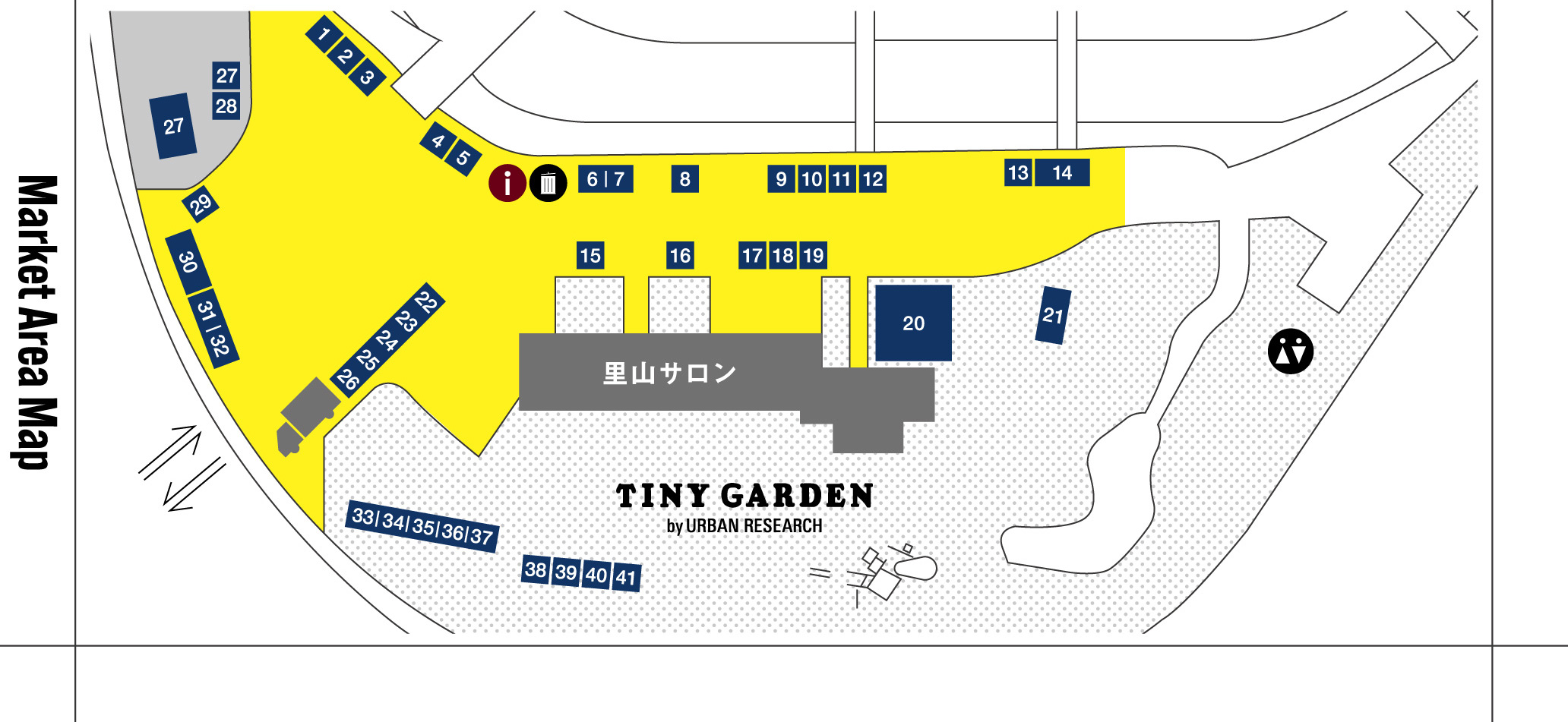 AREA MAP | TINY GARDEN FESTIVAL アシックス里山スタジアム | URBAN