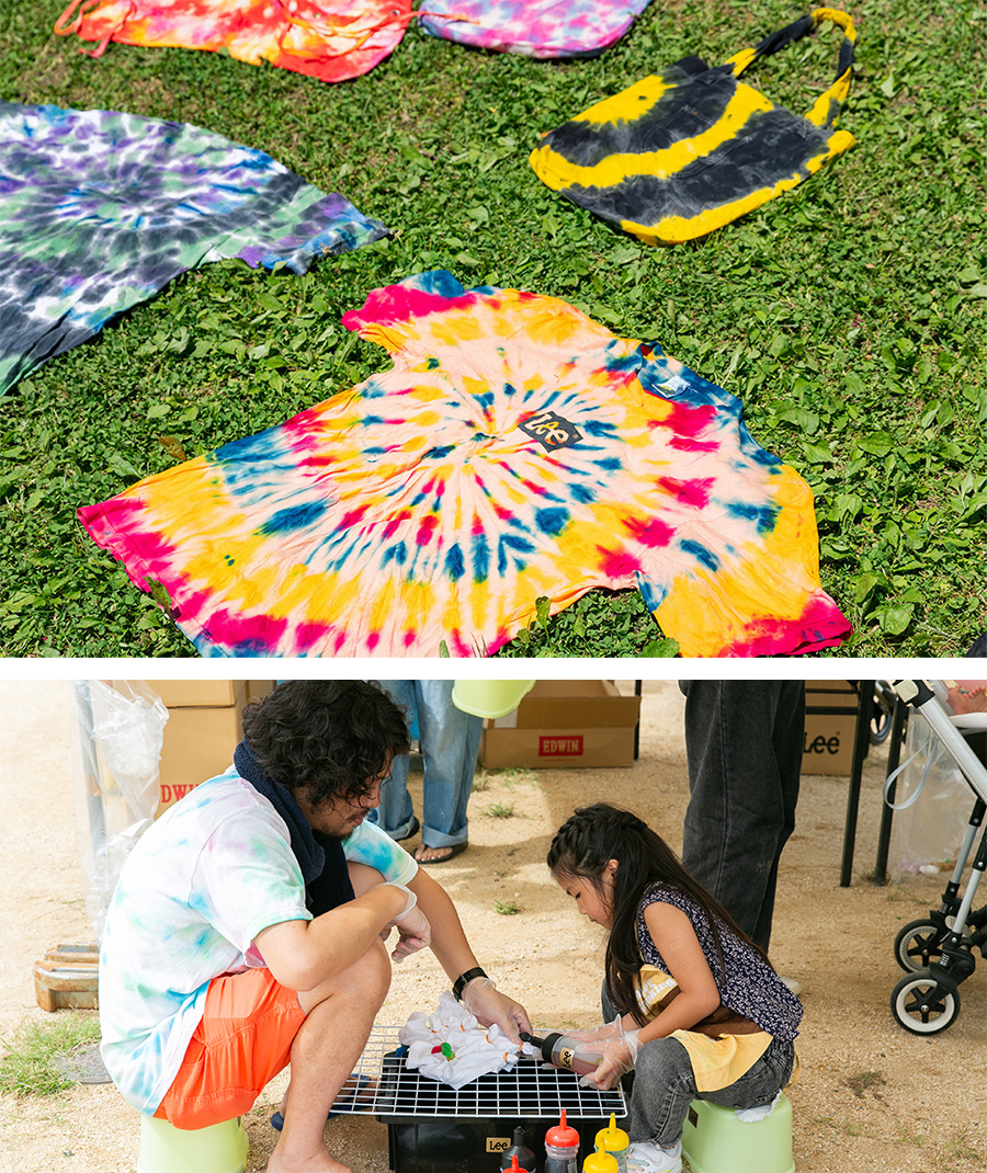 Lee 「タイダイ染め体験」