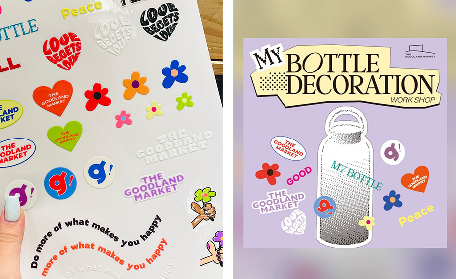 オリジナルステッカーデコレーション