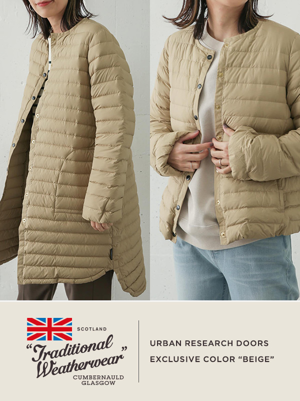 Traditional Weatherwear】人気のダウンコートからURBAN RESEARCH DOORS限定の別注カラーが登場！ – URBAN  RESEARCH MEDIA