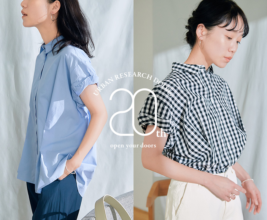 DOORS 20th Anniv. 流行を越えて愛される半袖ワイドタックシャツ