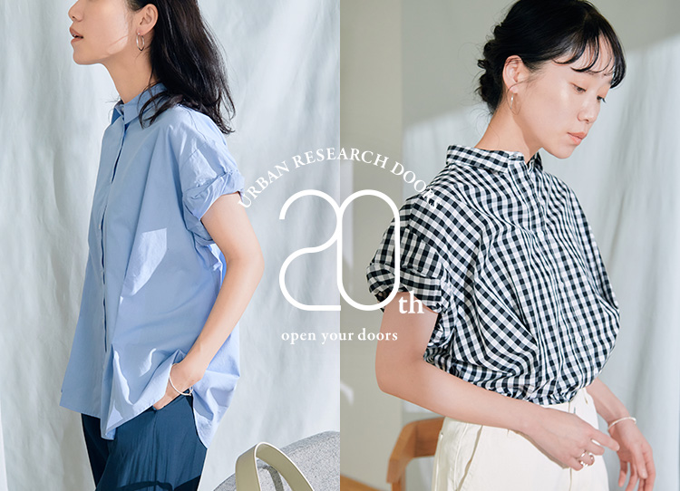 DOORS 20th Anniv. 流行を越えて愛される半袖ワイドタックシャツ