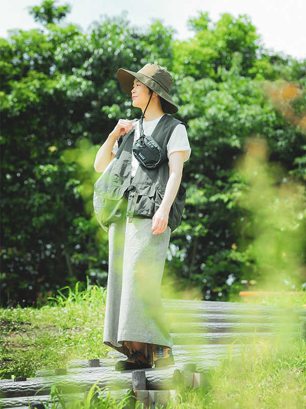 街・自然の境界線を越える服 “EKAL” オン・オフ着回しスタイリングスナップ！ – URBAN RESEARCH MEDIA